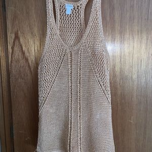 True gold Crochet top